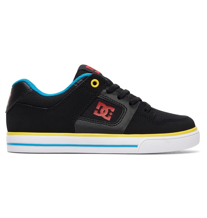 dcshoes, Pure - Shoes, BLACK/MULTI (kmi) 0 Pure - Shoes Black ADBS300256 DC Shoes