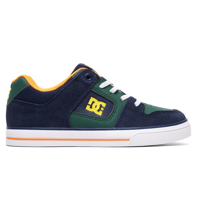 dcshoes, Boy's 8-16 Pure Elastic Shoes, MULTI (mul) 0 Boy's 8-16 Pure Elastic Shoes Grey ADBS300256 DC Shoes