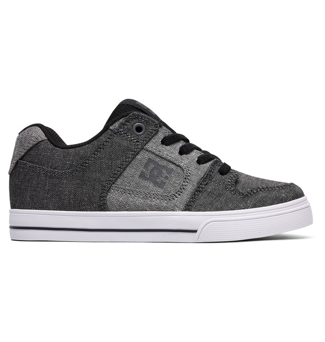 dcshoes, Kid's Pure Elastic TX SE Shoes, BLACK/BATTLESHIP/WHITE (kbw) 0 Kid's Pure Elastic TX SE Shoes Black ADBS300257 DC Shoes