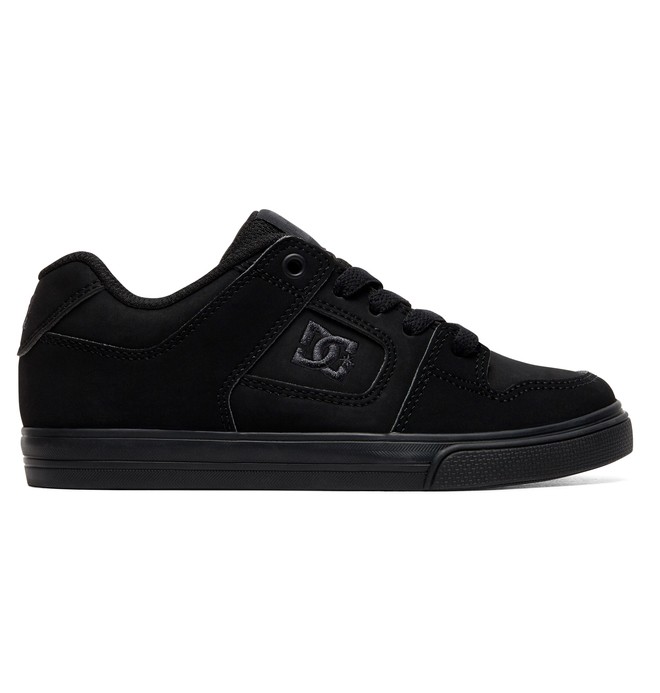 dcshoes, Boy's 8-16 Pure Shoes, BLACK/PIRATE BLACK (lpb) 0 Boy's 8-16 Pure Shoes Black ADBS300267 DC Shoes