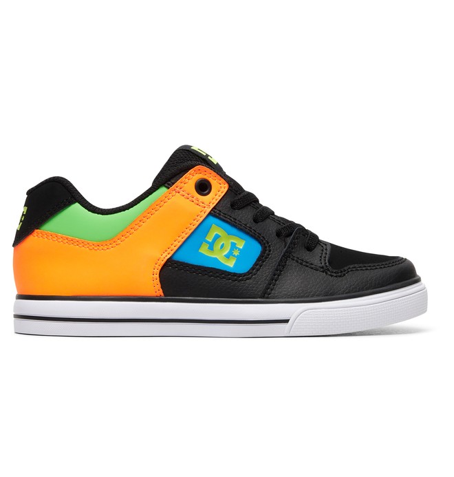 dcshoes, Boy's 8-16 Pure SE Shoes, BLACK MULTI (bk5) 0 Boy's 8-16 Pure SE Shoes Black ADBS300273 DC Shoes