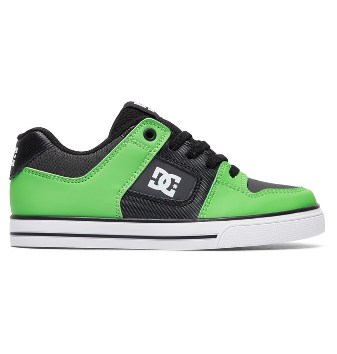 dcshoes, Pure Elastic SE - Scarpe, GREEN/GREY/WHITE (xgsw) 0 Pure Elastic SE - Scarpe Green ADBS300273 DC Shoes