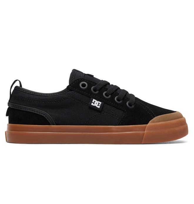 dcshoes, Boy's 8-16 Evan Shoes, BLACK/GUM (bgm) 0 Boy's 8-16 Evan Shoes Black ADBS300290 DC Shoes