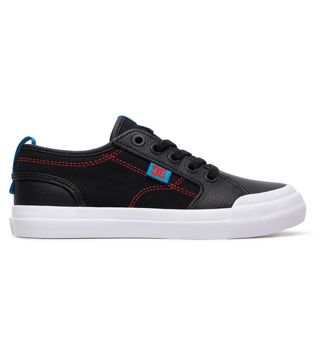 dcshoes, Boy's 8-16 Evan SE Shoes, BLACK/RED/BLUE (xkrb) 0 Boy's 8-16 Evan SE Shoes Multicolor ADBS300315 DC Shoes