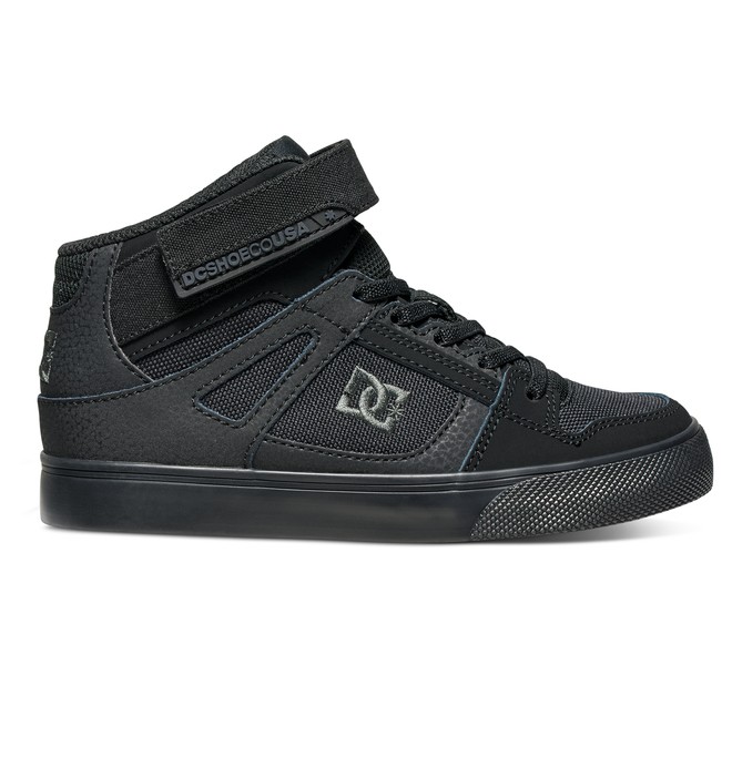 dcshoes, Boy's 8-16 Pure High EV High-Top Shoes, BLACK/BLACK/BLACK (3bk) 0 Boy's 8-16 Pure High EV High-Top Shoes Black ADBS300324 DC Shoes