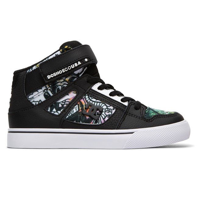 dcshoes, Boy's 8-16 Pure HT SE High-Top Shoes, BLACK MULTI (bk5) 0 Boy's 8-16 Pure HT SE High-Top Shoes ADBS300325 DC Shoes