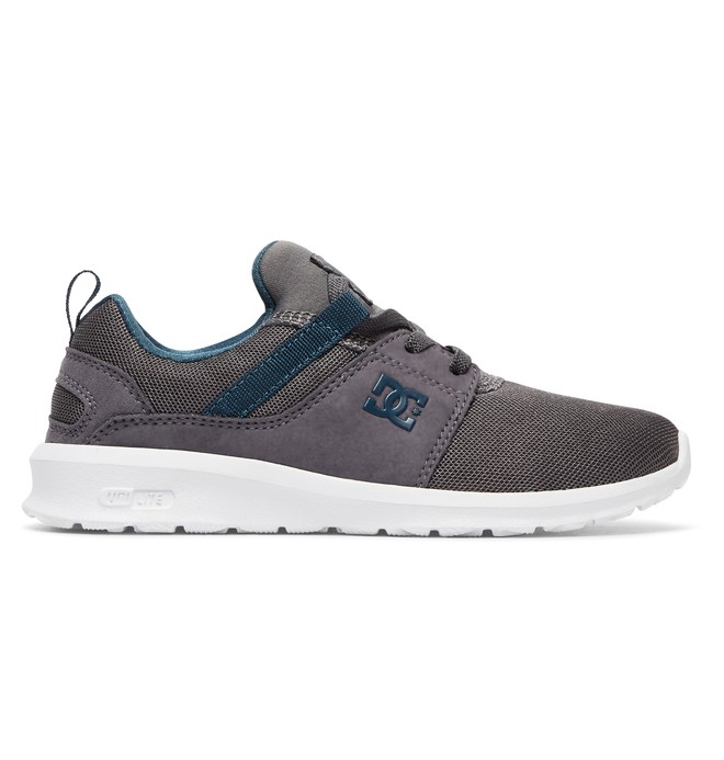 dcshoes, Heathrow - Baskets à lacets élastiques pour Garçon, GREY (gry) 0 Heathrow - Baskets à lacets élastiques pour Garçon Gris ADBS700047 DC Shoes