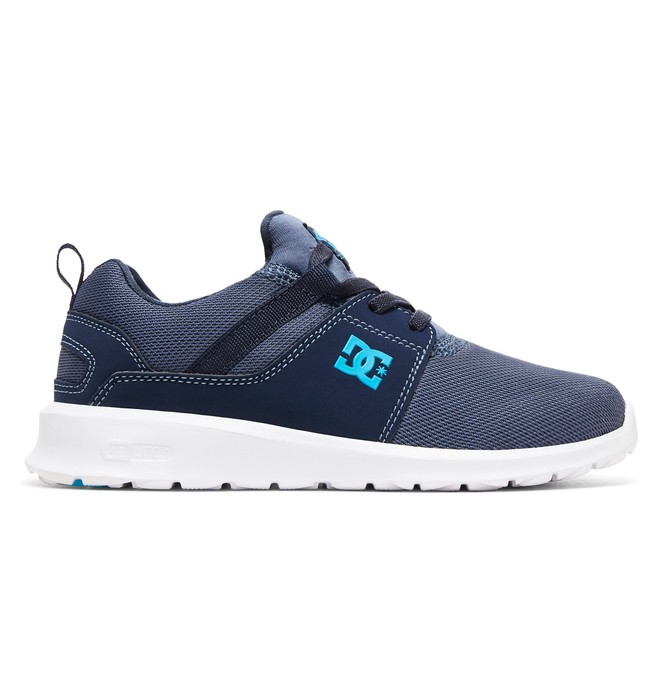 dcshoes, Boy's 8-16 Heathrow Shoes, BLUE/BLUE/BLUE (xbbb) 0 Boy's 8-16 Heathrow Shoes Blue ADBS700047 DC Shoes