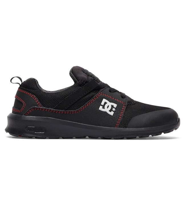 dcshoes, Kid's Heathrow Prestige Shoes, BLACK/RED/GREY (xkrs) 0 Kid's Heathrow Prestige Shoes Black ADBS700048 DC Shoes