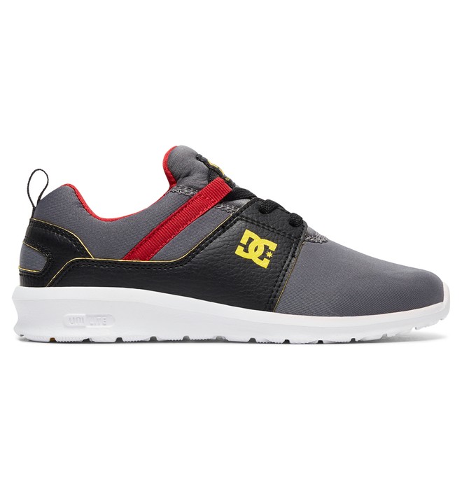 dcshoes, Heathrow SE - Shoes for Boys, GREY/BLACK/RED (xskr) 0 Heathrow SE - Shoes for Boys Grey ADBS700049 DC Shoes