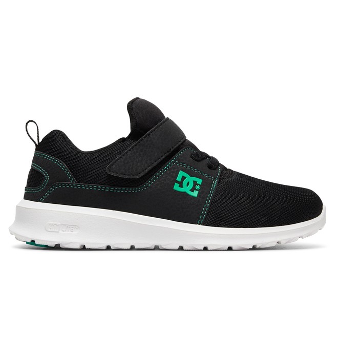 dcshoes, Boy's Heathrow EV Shoes, BLACK/GREEN (bgn) 0 Boy's Heathrow EV Shoes Black ADBS700061 DC Shoes