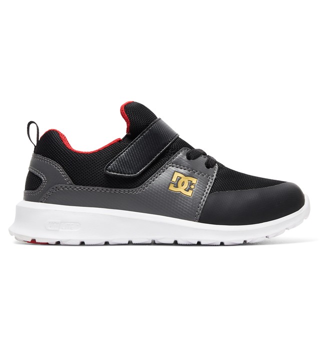 dcshoes, Boy's 8-16 Heathrow Prestige EV Shoes, BLACK/GREY/RED (xksr) 0 Boy's 8-16 Heathrow Prestige EV Shoes Black ADBS700064 DC Shoes