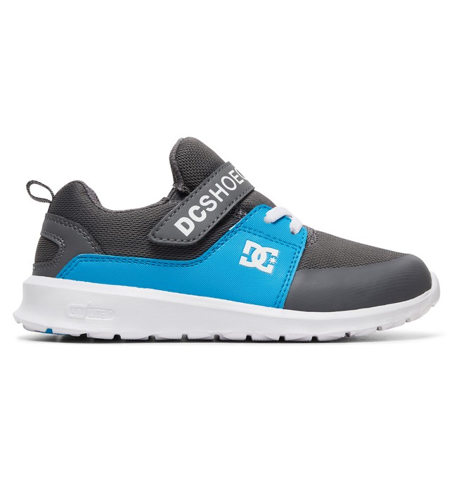dcshoes, Boy's 8-16 Heathrow Prestige EV Shoes, GREY/GREEN/BLUE (xsgb) 0 Boy's 8-16 Heathrow Prestige EV Shoes Grey ADBS700064 DC Shoes