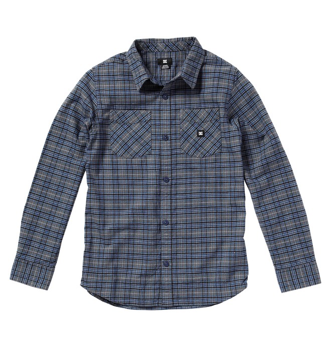 dcshoes, Kid's Alchemist Shirt, OCEAN PLAID (bqp1) 0 Kid's Alchemist Shirt ADBWT00020 DC Shoes