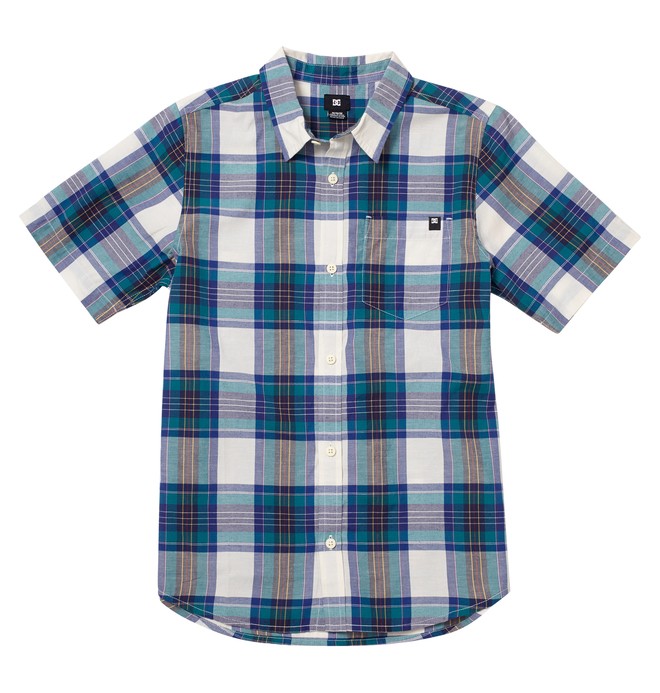dcshoes, ARCADE SSBY, WHITE PLAID (wbn1) 0 ARCADE SSBY ADBWT00026 DC Shoes
