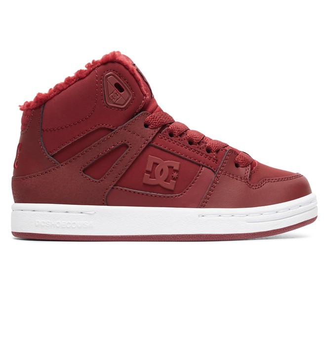 dcshoes, Girl's Pure WNT Winter High-Top Boots, BURGUNDY (bur) 0 Girl's Pure WNT Winter High-Top Boots ADGS100082 DC Shoes