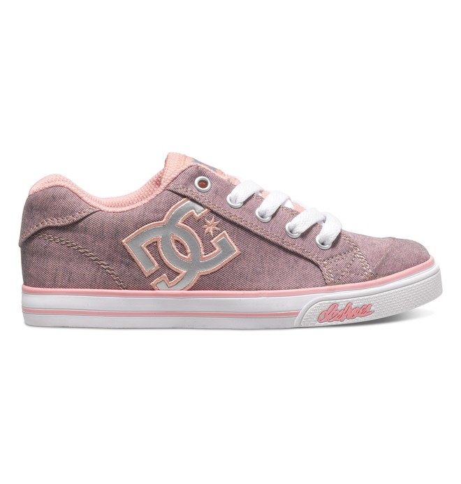 dcshoes, Chelsea TX SE - Zapatillas de corte bajo, PINK WITH SILVER (pws) 0 Chelsea TX SE - Zapatillas de corte bajo Rosa ADGS300019 DC Shoes