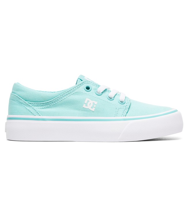 dcshoes, Girl's 8-16 Trase TX Shoes, POOL BLUE (pbl) 0 Girl's 8-16 Trase TX Shoes Blue ADGS300061 DC Shoes