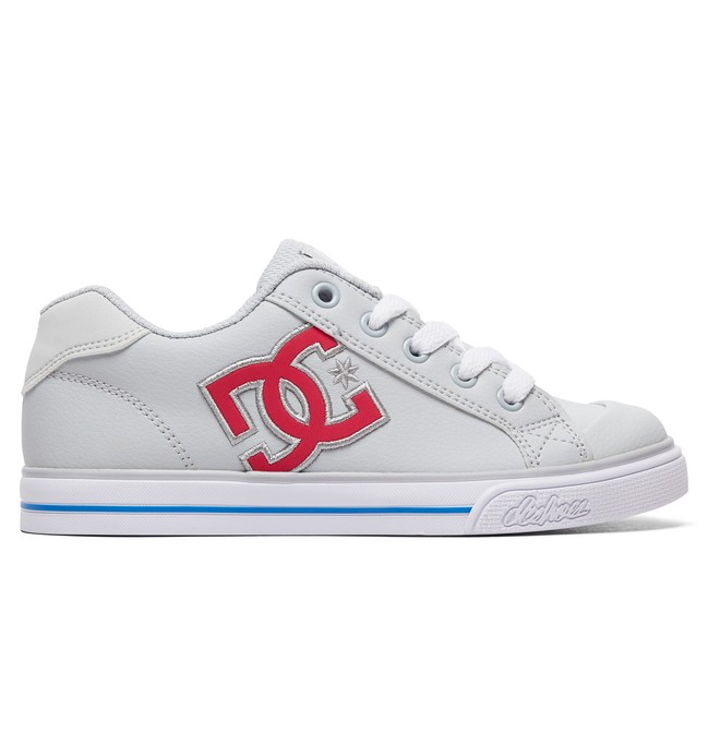 dcshoes, Girl's 8-16 Chelsea Shoes, GREY/PINK (gp2) 0 Girl's 8-16 Chelsea Shoes Grey ADGS300080 DC Shoes