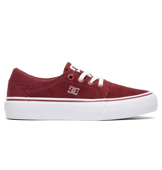 dcshoes, Girl's 8-16 Trase Shoes, BURGUNDY (bur) 0 Girl's 8-16 Trase Shoes Red ADGS300087 DC Shoes