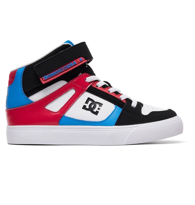 dcshoes, Girl's 8-16 Pure High EV High-Top Shoes, BLACK/CRAZY PINK/BLUE (lzb) 0 Girl's 8-16 Pure High EV High-Top Shoes Black ADGS300092 DC Shoes