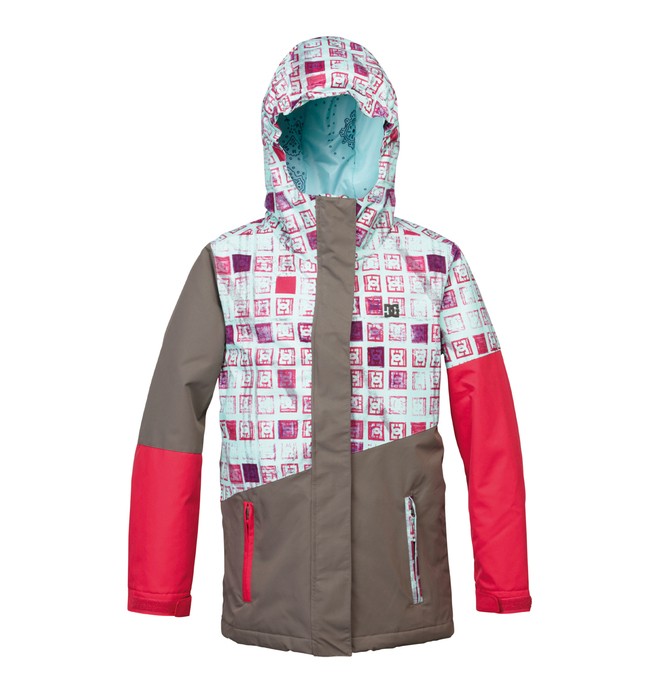 dcshoes, Girl's Fuse Snowboard Jacket, YUCCA MONOGRAM (gdc6) 0 Girl's Fuse Snowboard Jacket ADGTJ00002 DC Shoes