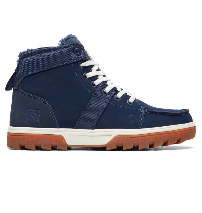 dcshoes, Woodland - Lace-Up Boots for Women, NAVY/NAVY (nn1) 0 Woodland - Lace-Up Boots for Women Blue ADJB700003 DC Shoes