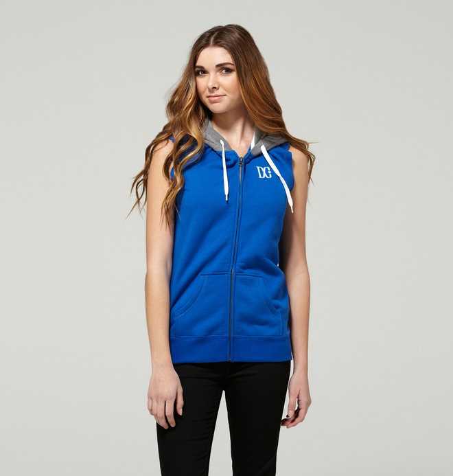 dcshoes, Women's Star Zip Hoodie, NAUTICAL BLUE (bqr0) 0 Women's Star Zip Hoodie ADJFT00021 DC Shoes