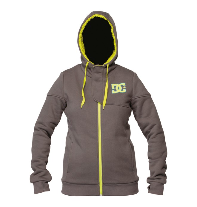 dcshoes, Women's Maxmillions Zip Hoodie, DARK GULL GREY (kpw0) 0 Women's Maxmillions Zip Hoodie ADJFT00027 DC Shoes