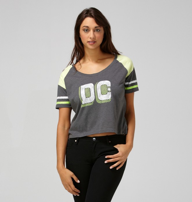 dcshoes, Women's Field Goal Tee, NEON LIGHT (nel) 0 Women's Field Goal Tee ADJKT00002 DC Shoes