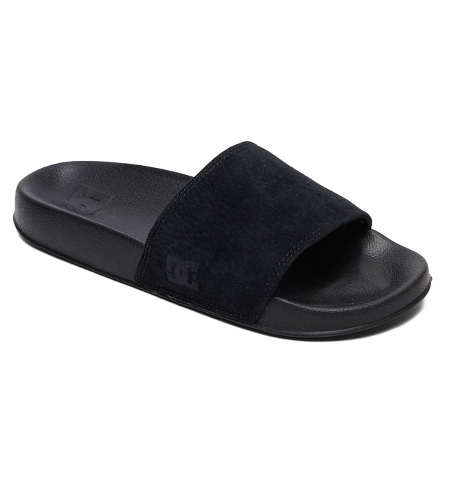 dcshoes, DC Slide SE Suede Sliders, BLACK (bl0) 0 DC Slide SE Suede Sliders Black ADJL100020 DC Shoes
