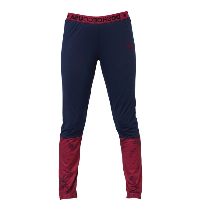 dcshoes, Women's Seema Base Layer Pant, DRESS BLUE (btk0) 0 Women's Seema Base Layer Pant ADJLW00001 DC Shoes