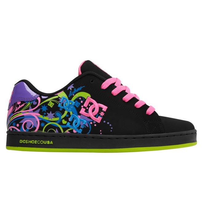 dcshoes, PIXIE STARBURST, BLACK/FLUORESCENT (bfl) 0 PIXIE STARBURST ADJS100005 DC Shoes