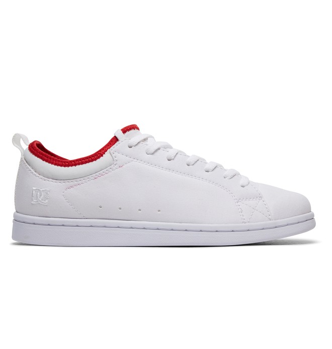 dcshoes, Women's Magnolia TX SE Shoes, WHITE/WHITE/ATHLETIC RED (wwa) 0 Women's Magnolia TX SE Shoes White ADJS100109 DC Shoes