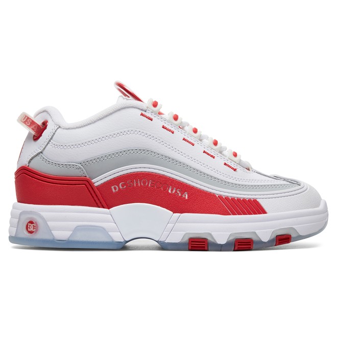 dcshoes, Legacy Og Shoes, WHITE/RED (wrd) 0 Legacy Og Shoes White ADJS200024 DC Shoes