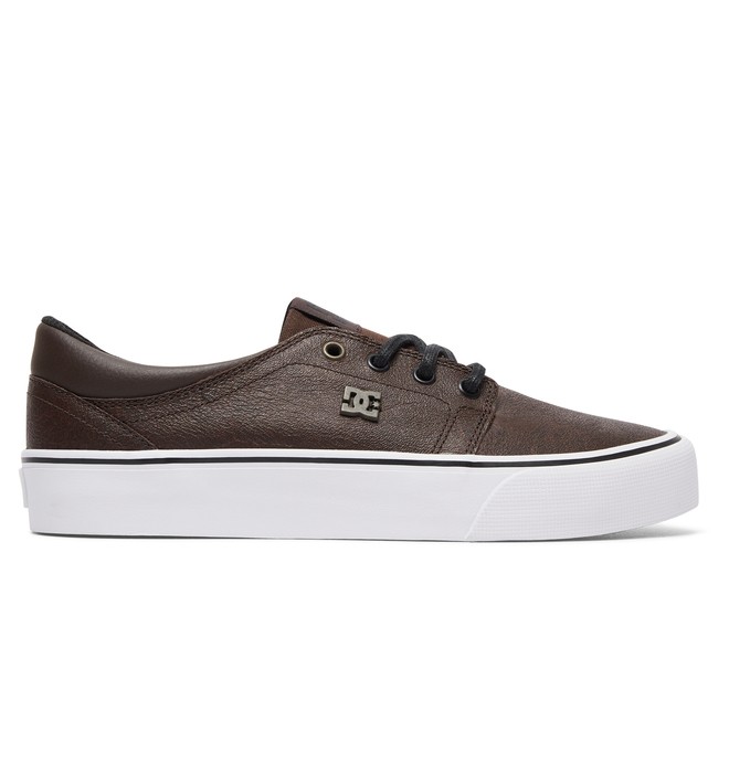 dcshoes, Women's Trase LE Leather Shoes, BROWN/DK CHOCOLATE (bd2) 0 Women's Trase LE Leather Shoes Brown ADJS300145 DC Shoes