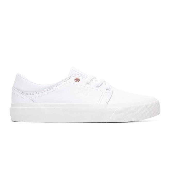 dcshoes, Women's Trase LE Leather Shoes, WHITE/WHITE (ww0) 0 Women's Trase LE Leather Shoes White ADJS300145 DC Shoes