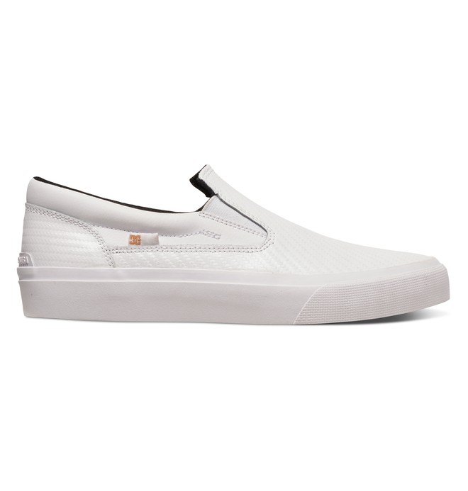 dcshoes, Trase LE - Slip-On Shoes, WHITE/GOLD (wg1) 0 Trase LE - Slip-On Shoes ADJS300174 DC Shoes
