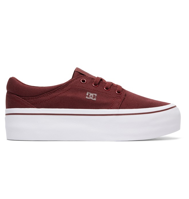 dcshoes, Trase Platform TX Flatform Shoes, BURGUNDY (bur) 0 Trase Platform TX Flatform Shoes ADJS300184 DC Shoes