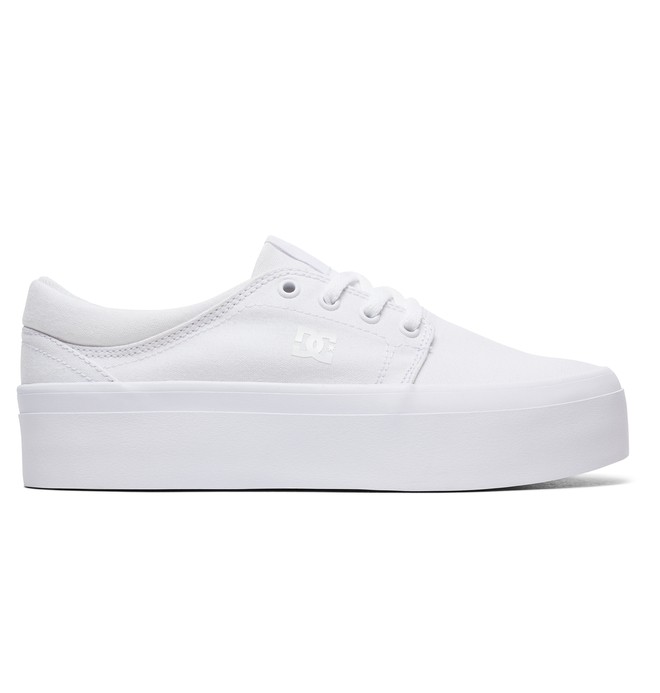 dcshoes, Trase Platform TX Flatform Shoes, WHITE/WHITE/BLACK (whb) 0 Trase Platform TX Flatform Shoes White ADJS300184 DC Shoes