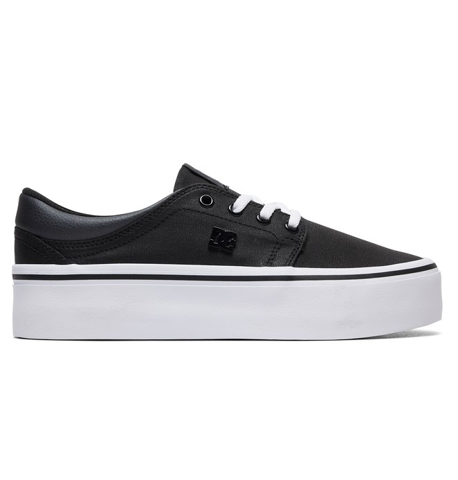 dcshoes, Trase Platform TX SE Shoes, BLACK/WHITE/BLACK (bwb) 0 Trase Platform TX SE Shoes Black ADJS300196 DC Shoes