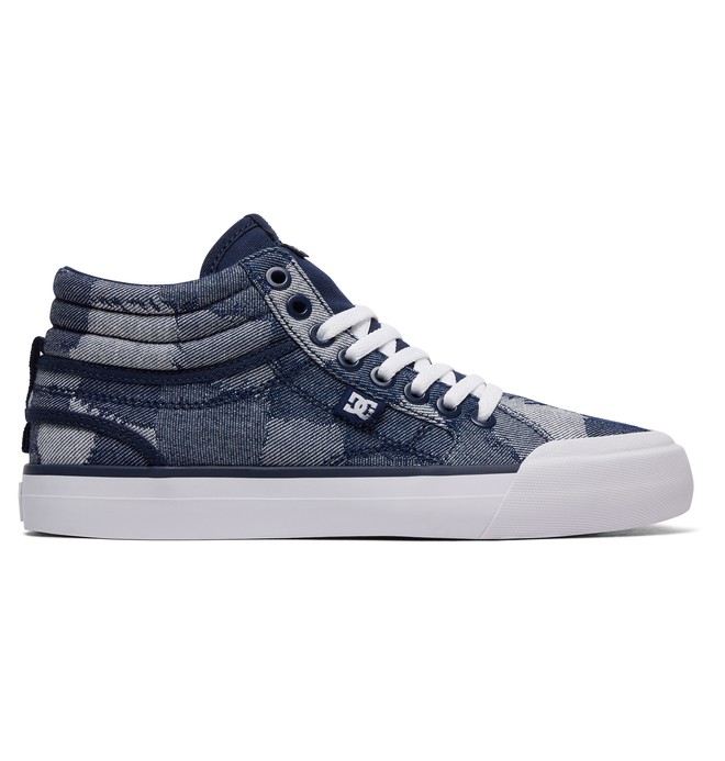dcshoes, Women's Evan Hi TX LE High Top Shoes, BLUE/BLUE/WHITE (xbbw) 0 Women's Evan Hi TX LE High Top Shoes Blue ADJS300199 DC Shoes