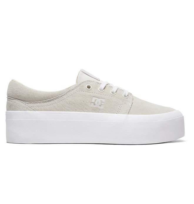 dcshoes, Trase Platform LE - Baskets pour Femme, OFF WHITE (bo4) 0 Trase Platform LE - Baskets pour Femme Blanc ADJS300218 DC Shoes