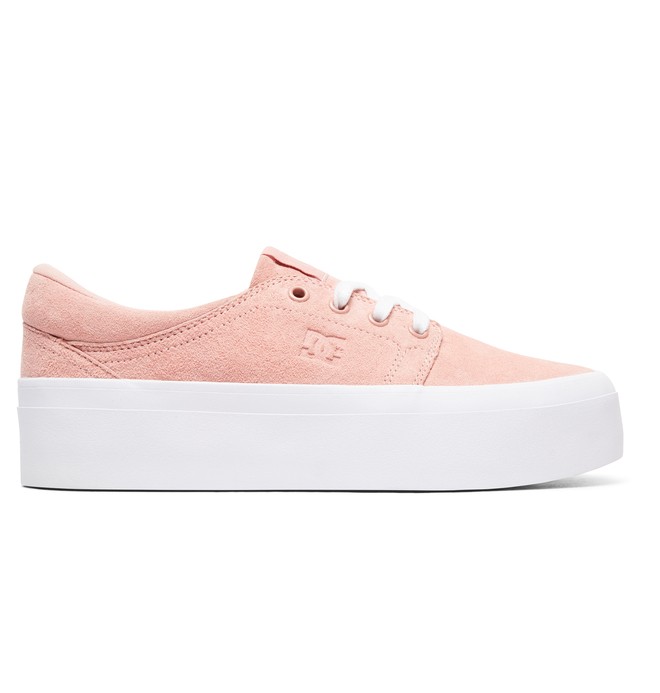 dcshoes, Women's Trase Platform LE Shoes, PEACH PARFAIT (ppf) 0 Women's Trase Platform LE Shoes Orange ADJS300218 DC Shoes