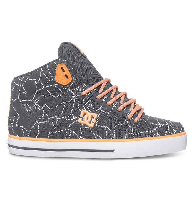 dcshoes, Women's Spartan WC SP High-Top Shoes, GREY/ORANGE (go6) 0 Women's Spartan WC SP High-Top Shoes ADJS400010 DC Shoes