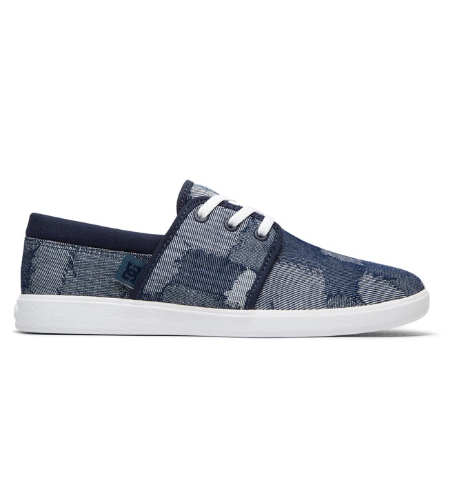 dcshoes, Haven TX LE - Leather Shoes for Women, BLUE/BLUE/WHITE (xbbw) 0 Haven TX LE - Leather Shoes for Women Blue ADJS700047 DC Shoes