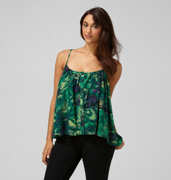 dcshoes, Women's Nile Top, FEATHER (pep) 0 Women's Nile Top ADJWT00000 DC Shoes