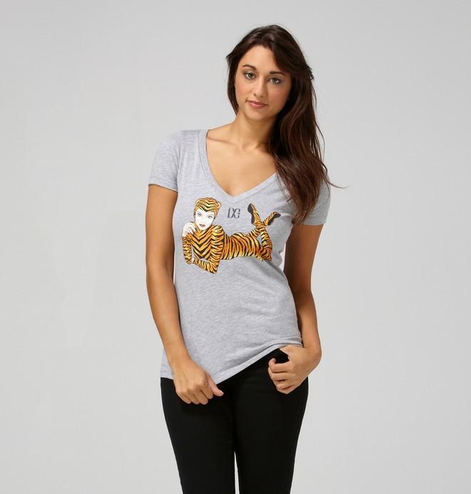 dcshoes, Women's Tiga Tee, HEATHER GREY (grh) 0 Women's Tiga Tee ADJZT00012 DC Shoes