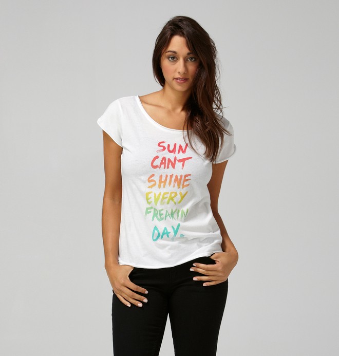 dcshoes, Women's Sunshine Tee, OPTIC WHITE (wht) 0 Women's Sunshine Tee ADJZT00017 DC Shoes