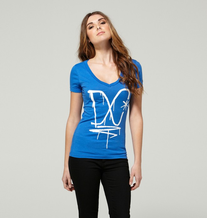dcshoes, Women's Territory Tee, NAUTICAL BLUE (bqr0) 0 Women's Territory Tee ADJZT00051 DC Shoes
